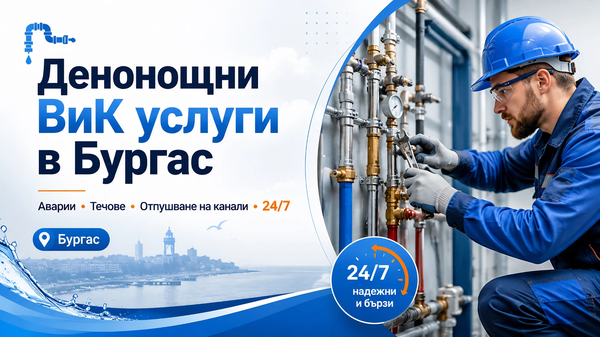 Денонощни ВИК услуги- Бургас